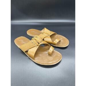 Free People Sophie Brown Slip-on Slide Sandals Women's Size US 9.5 EU 40